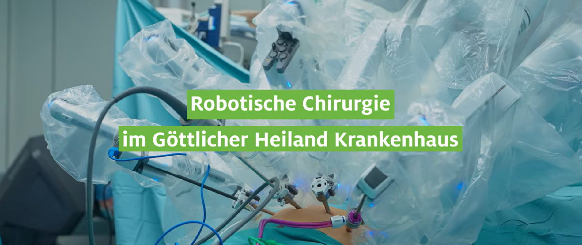 Video Screenshot "Robotische Chirurgie im Göttlicher Heiland Krankenhaus"