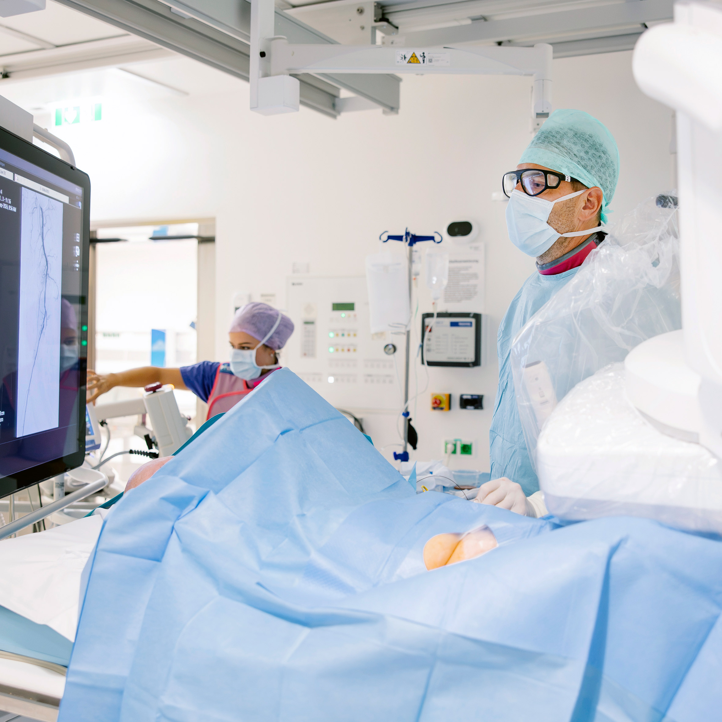 Angiographie Untersuchung