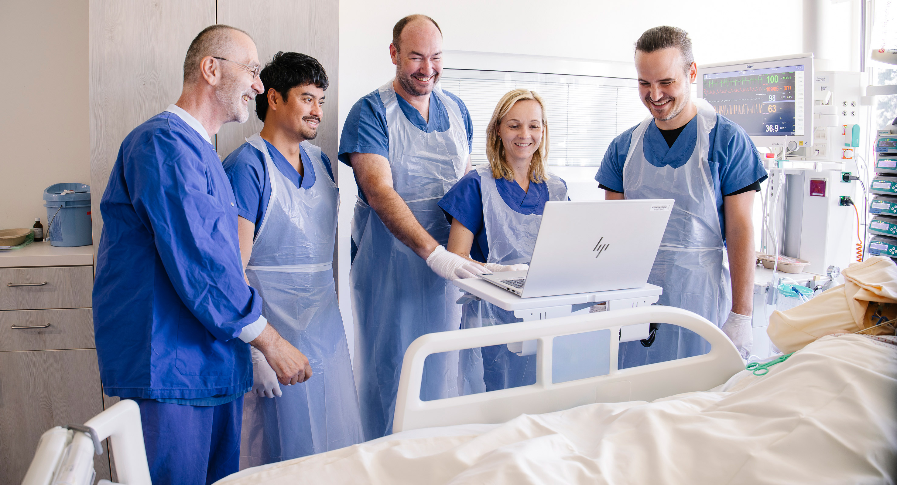 Ein Team der Intensivstation 