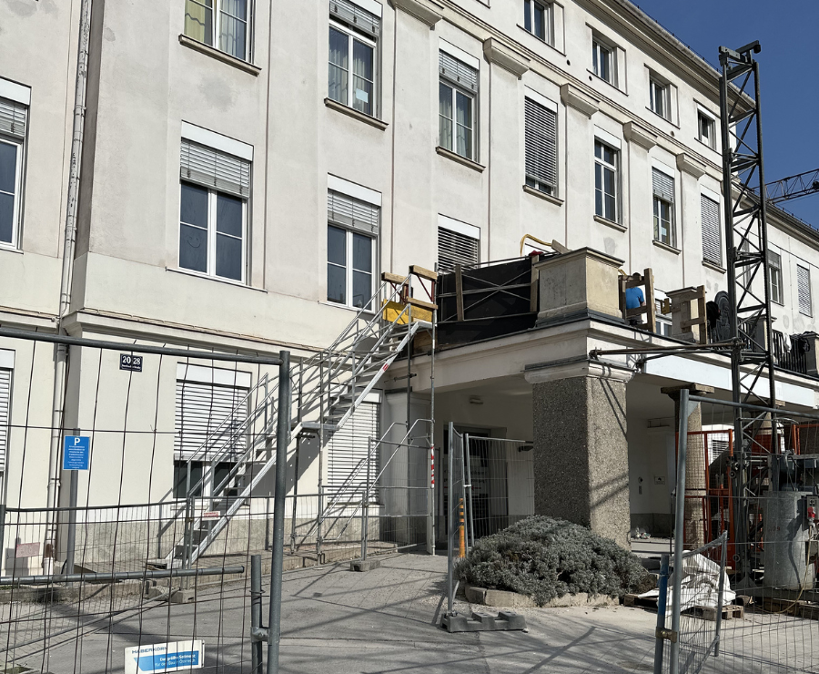 Aktuellster Stand des Bauprojekts