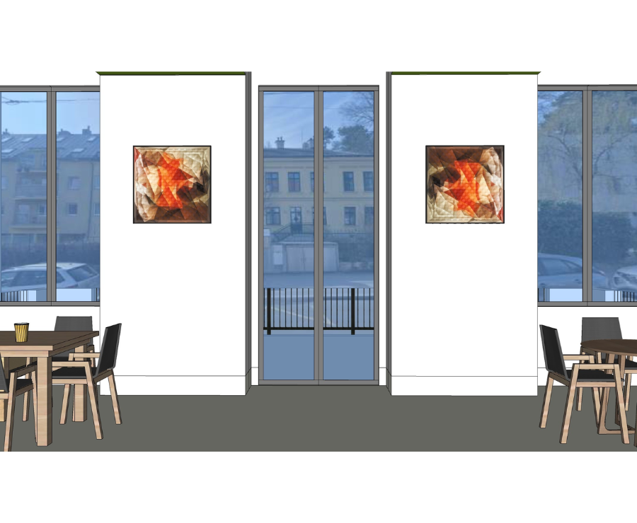 Skizze Terrasse Bauprojekt